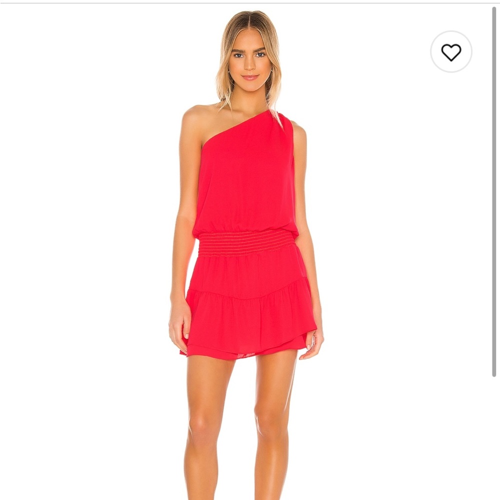 One Shoulder Ruffle Mini- krisa - Picture 2 of 3